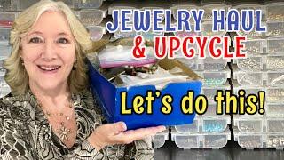 Fun Jewelry HAUL + How to UPCYCLE to BRACELET + EARRINGS | Beginner Jewelry Making DIY Jewellery