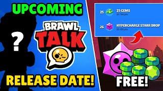 Upcoming Brawl Talk Release Date! | FREE GEMS on supercell store!! ( BRAWL NEWS )