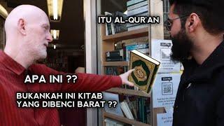 Kakek KRISTEN ini Dibuat TERPUKAU Dengan sebuah AL QUR'AN Di Toko Buku Di Inggris