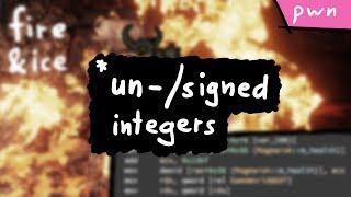 †: Signed and Unsigned Integers - Integer Overflows - Pwn Adventure 3