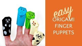 How to Make Origami Finger Puppets