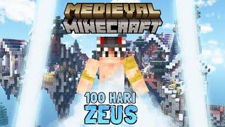 100 Hari di Minecraft Medieval Tapi Kita jadi Dewa Zeus!