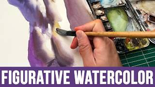 Easy Figurative Watercolor Painting Tutorial