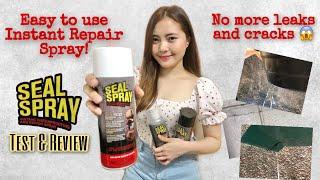 SEAL SPRAY | PROBLEM SOLVED! NO MORE LEAKS & CRACKS! | A must have repair spray | Test & Review