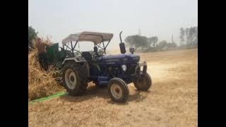 farmtrac tractor 50hp  delexe thresher 60hp