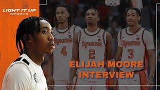 2024 SG Elijah Moore Interview talks Syracuse, Eddie Lampkin, UNC Rivalry & more | EP 80