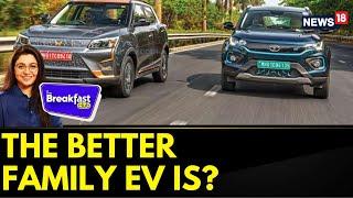 Tata Nexon EV Vs Mahindra XUV400 Comparison Review - The Better Family EV Is? | The Breakfast Club