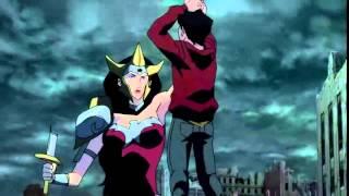 Wonder Woman Killing Billy from Justice League: The Flashpoint Paradox 2013