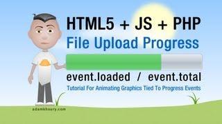 File Upload Progress Bar Meter Tutorial HTML5 Ajax PHP