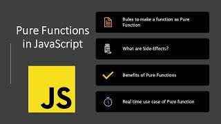 Pure functions in JavaScript | JavaScript Interview Question