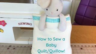 How to Sew a Quillow with Fleece & Flannel (Part 1)