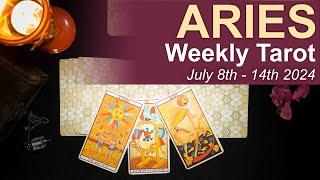 ARIES WEEKLY TAROT READING "SOMEONE EXPRESSES THEIR FEELINGS" July 8th to 14th 2024 #weeklytarot