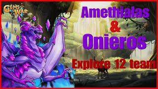 Amethialas - Gems Of War Explore 12 Team. #gemsofwar #gemsofwarguide #gemsofwarstrategy