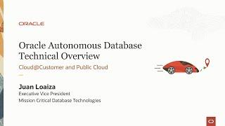 Oracle Autonomous Database Technical Overview