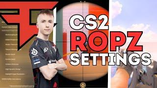 ROPZ - SETUP & SETTINGS CS2 - Game, Monitor, Nvidia, Setup!