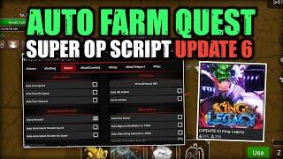 King Legacy Script New Update 6 Auto Farm Quest | Mobile & Pc