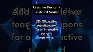 Interactive Elements - Postcard Marketing - Promo Super Card  #localadvertising #localmarketing