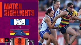 Kangaroos v Adelaide Highlights | Qualifying Final, 2024 | AFLW