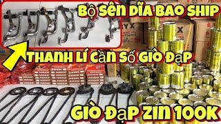 Thanh lí cần số giò đạp zin,bộ sên dĩa bao ship - liên hệ sđt:0793985889