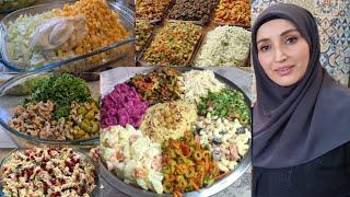 بمكونات متوفرة ️ 5 أنواع سلطات رمضانية ستغني سفرتك 5 types of salads on your table in Ramadan
