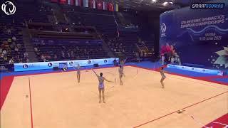 ISRAEL 5 Ribbons Qualifications European Championships Varna 2021