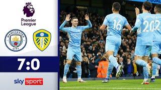 Man City zerlegt Leeds | Manchester City - Leeds United 7:0 | Highlights - Premier League 2021/22