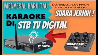 CARA PASANG KARAOKE DI STB TV DIGITAL - CARA PASANG SOUNDCARD V8 KE SET TOP BOX