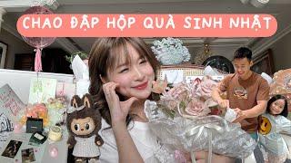 Vlog: Chao đập hộp quà sinh nhật [Anh Phúc và Cherry tặng quà bất ngờ, Khôi làm bánh]