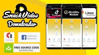 How to make Snack Video Downloader App | Snack Video Downloader Source Code