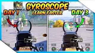 HOW TO USE GYROSCOPE FASTER | BGMI & PUBG MOBILE GUIDE Tips & Tricks.