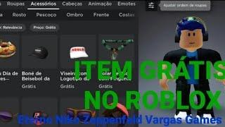 Roblox - Como Pegar um item Grátis (Eterno Niko Zeppenfeld Vargas Games)