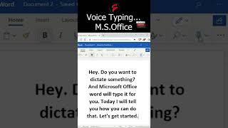 Voice typing in MS Word #art #funny #computer