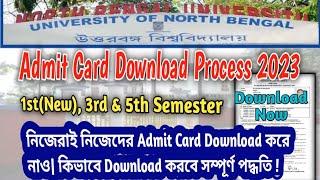 NBU Admit Card Download Process 2023 | FYUGP & ODD Semester ️Admit Download Now