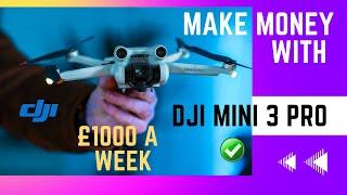 5 WAYS to make MONEY with your DJI MINI 3 PRO drone