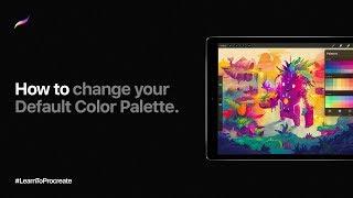 How to change your Default Color Palette in Procreate