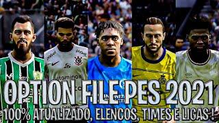 Option File PES 2021 PS4/PS5/PC 100% ATUALIZADO E COMPLETO COM TODAS AS LIGAS TEMPORADA 23/24 