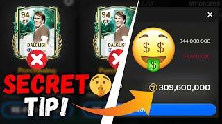 SECRET INVESTMENT TIP TO MAKE YOU MILLIONS OF COINS! 300 MILLION PROFIT IN 1 DAY! FC MOBILE 24