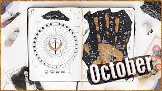 Witchy October Bullet Journal & Stationery I Use | Book Roast