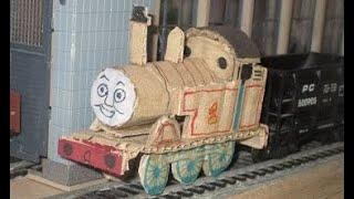 DIY I How to Make a Cardboard Train for Kids I Thomas & friends