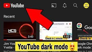 YouTube Dark Mode in 2022 #youtubedarkmode #learnin1minute