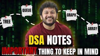 BEST NOTES in DSA | Make EFFECTIVE Notes For CODING | Data Structures and Algorithms | Genie Ashwani