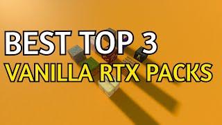 Minecraft RTX Texture Packs TOP 3 Best Vanilla RTX Resource Packs