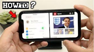 How to do split screen Multitasking on iPhone ?