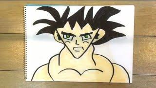 How to draw Goku