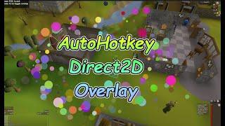 AutoHotkey - Direct2d overlay  (with source + examples)