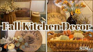 FALL KITCHEN DECOR IDEAS * DECORATE WITH ME FOR FALL IN MY KITCHEN