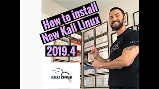 How to install the New Kali Linux 2019.4 in VMware Workstation 15 - 2019 update.