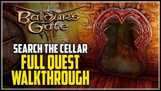 Search The Cellar Quest Baldur's Gate 3 - All Endings Showcase