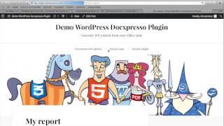 Docxpresso demo for wordpress - copy and paste from word to wordpress