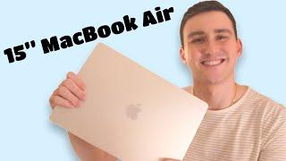 NEW 15" M2 MacBook Air Unboxing & First Impressions! | Frank McShan